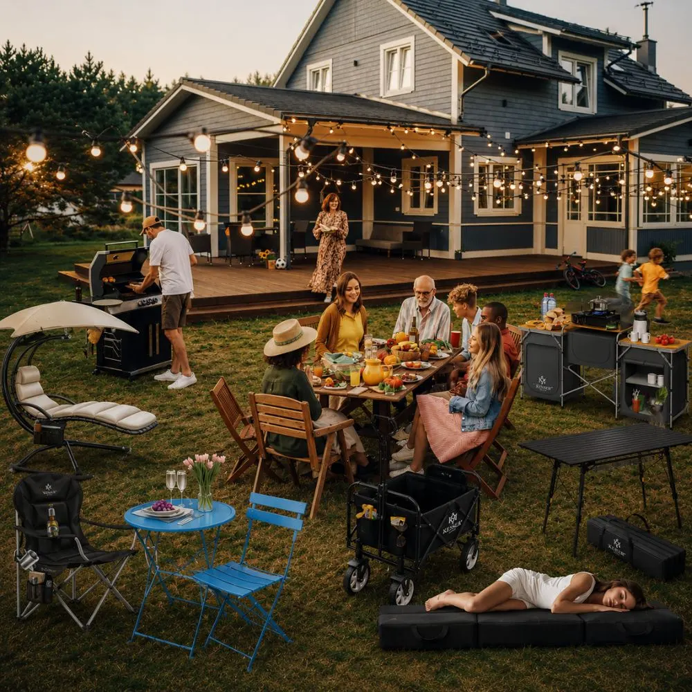 KESSER outdoor och fritidsprodukter i bruk